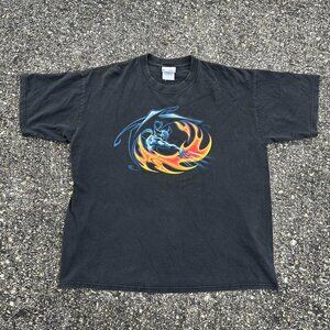 Vintage 90s Disney Villains Mickey Fantasia Chernabog Men's XL Graphic T-shirt